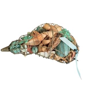 Coastal decoration pot pourrit‎ shell decor